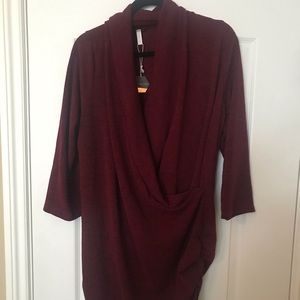 Maternity Wrap Sweater